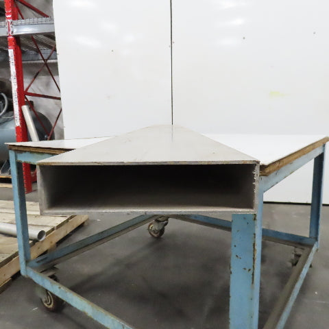 8" x 2" Rectangle Hollow Tube 1/8" Wall 85" Length