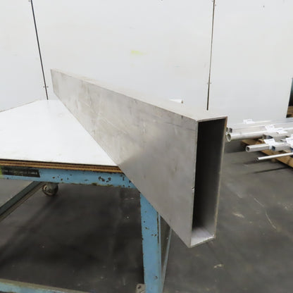 8" x 2" Rectangle Hollow Tube 1/8" Wall 85" Length