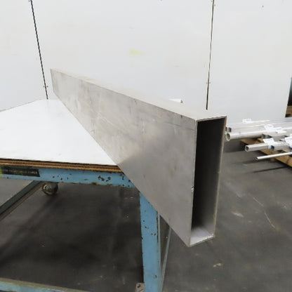 8" x 2" Rectangle Hollow Tube 1/8" Wall 85" Length