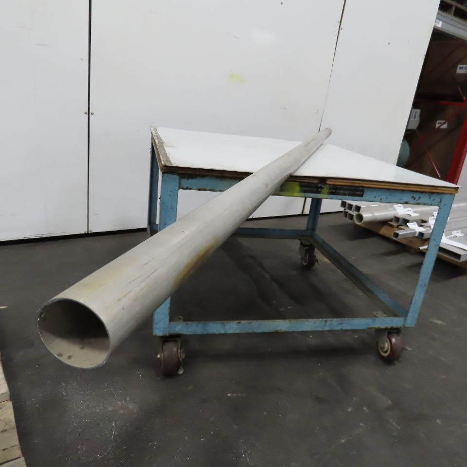 2-1/2" Round Hollow Aluminum Tube 1/16" Thin Wall 118" Length