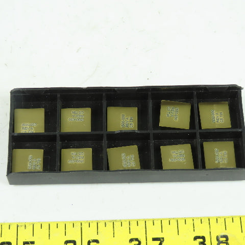 Cutting Tool 1500-030 C5 TIN Solid Carbide Milling Insert Lot Of 10