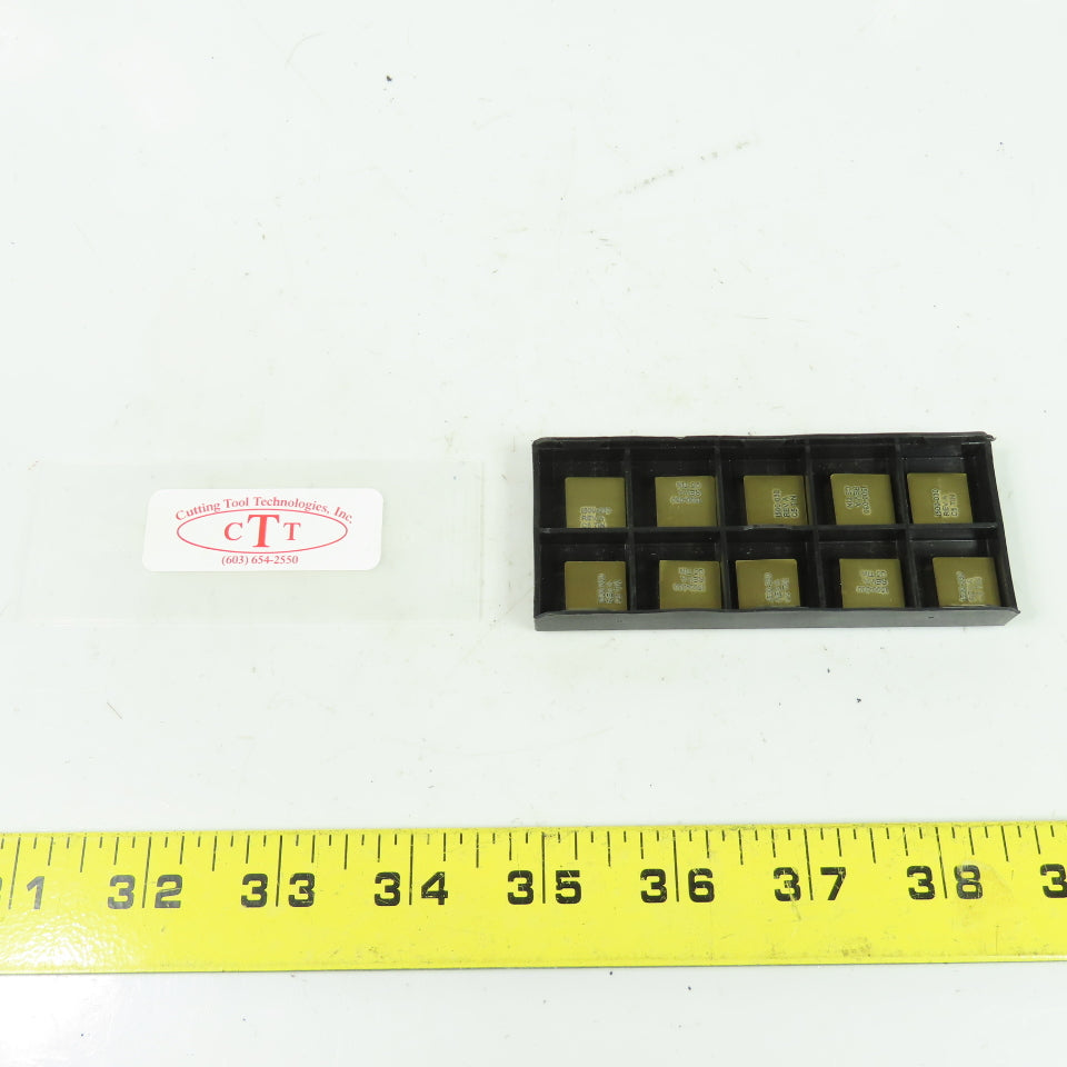 Cutting Tool 1500-030 C5 TIN Solid Carbide Milling Insert Lot Of 10