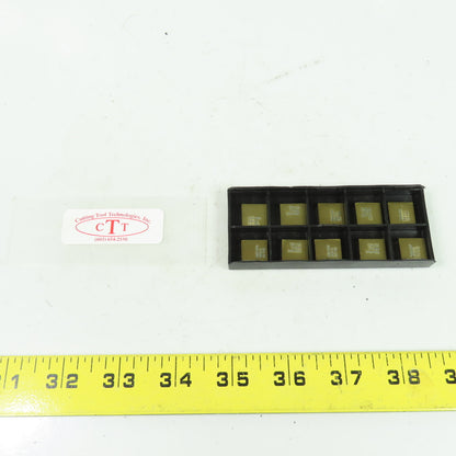 Cutting Tool 1500-030 C5 TIN Solid Carbide Milling Insert Lot Of 10