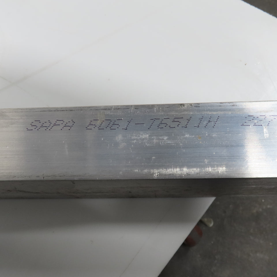 1-3/4" Aluminum 6061-T651 Square Solid Bar 78" Length