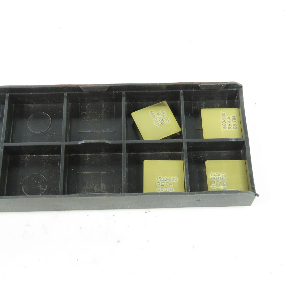 Cutting Tool Technologies 1500-030 C5 TIN Solid Carbide Milling Insert Lot Of 4