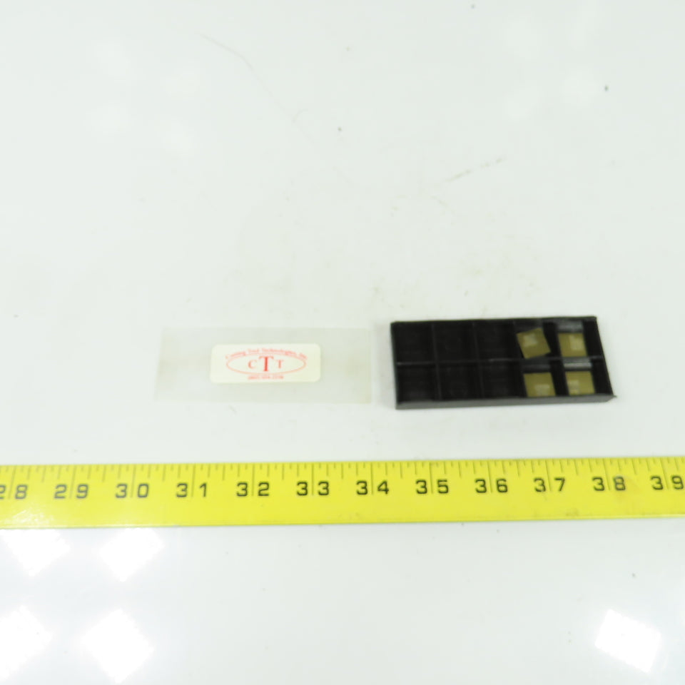 Cutting Tool Technologies 1500-030 C5 TIN Solid Carbide Milling Insert Lot Of 4