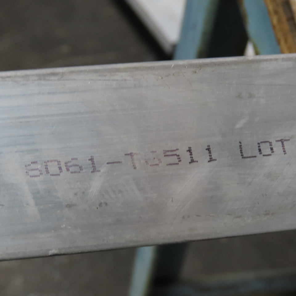 1-3/4" Aluminum 6061-T651 Square Solid Bar 56" Length
