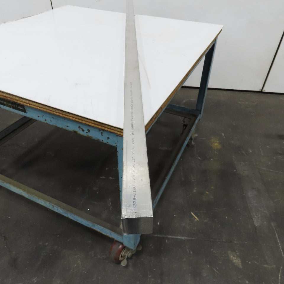 1-3/4" Aluminum 6061-T651 Square Solid Bar 67" Length