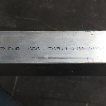 1-3/4" Aluminum 6061-T651 Square Solid Bar 67" Length