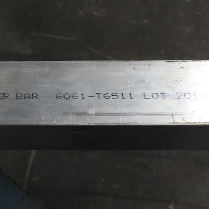 1-3/4" Aluminum 6061-T651 Square Solid Bar 67" Length