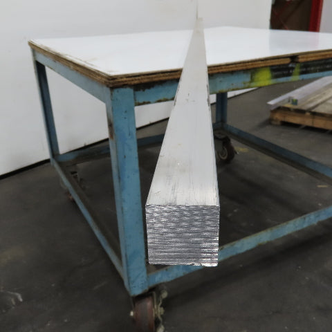 1-1/2" Aluminum Square Solid Bar 100" Length