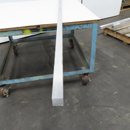 1-1/2" Aluminum Square Solid Bar 100" Length