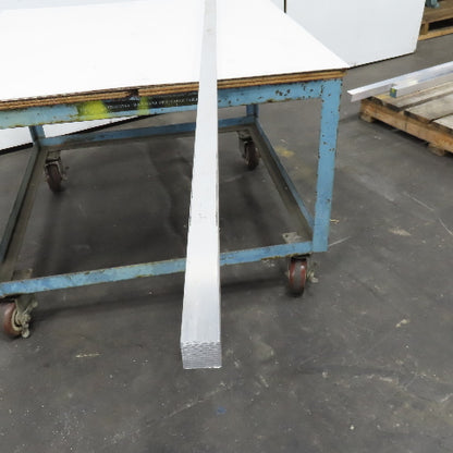 1-1/2" Aluminum Square Solid Bar 100" Length