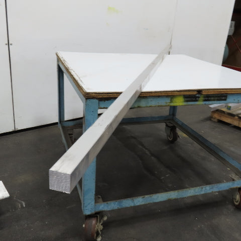 1-1/2" Aluminum Square Solid Bar 100" Length
