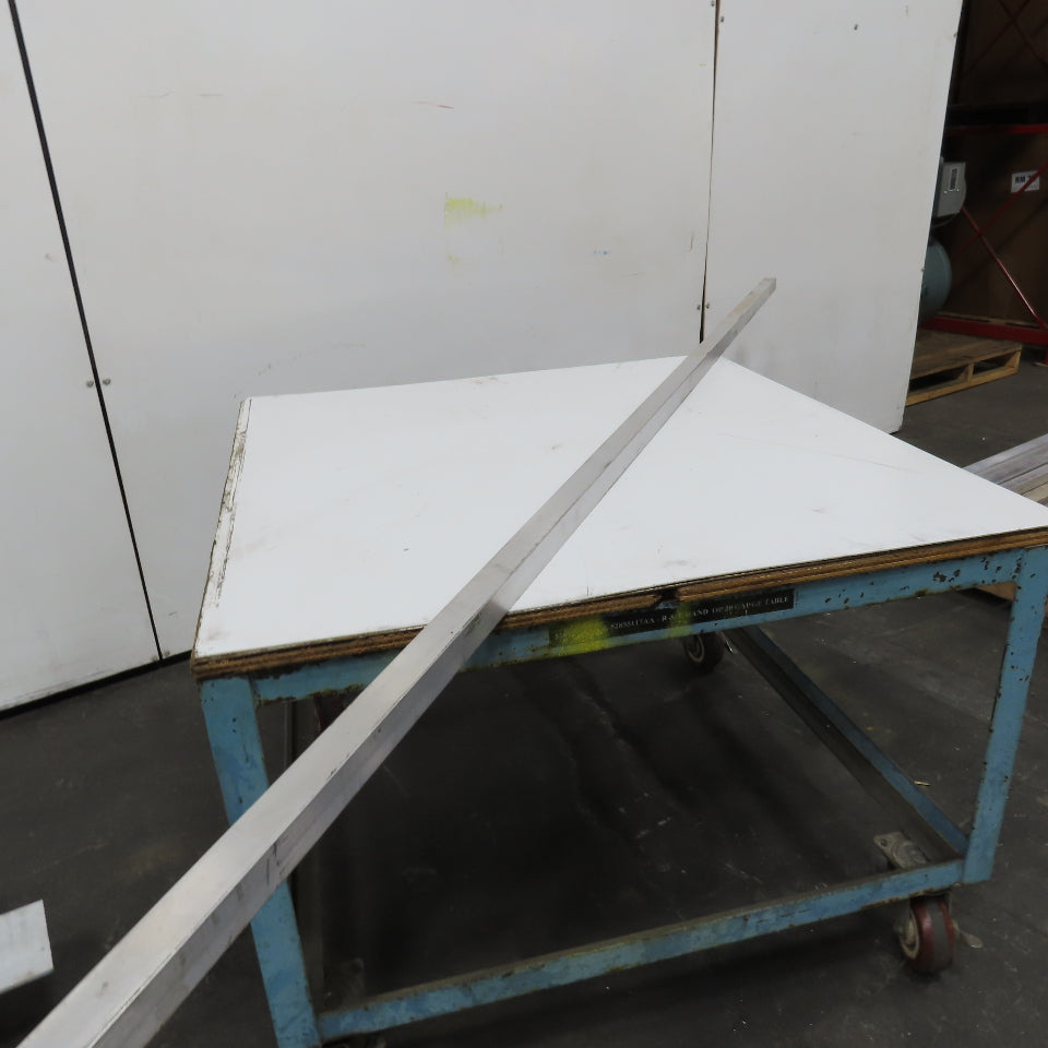 1-1/2" Aluminum Square Solid Bar 144" Length