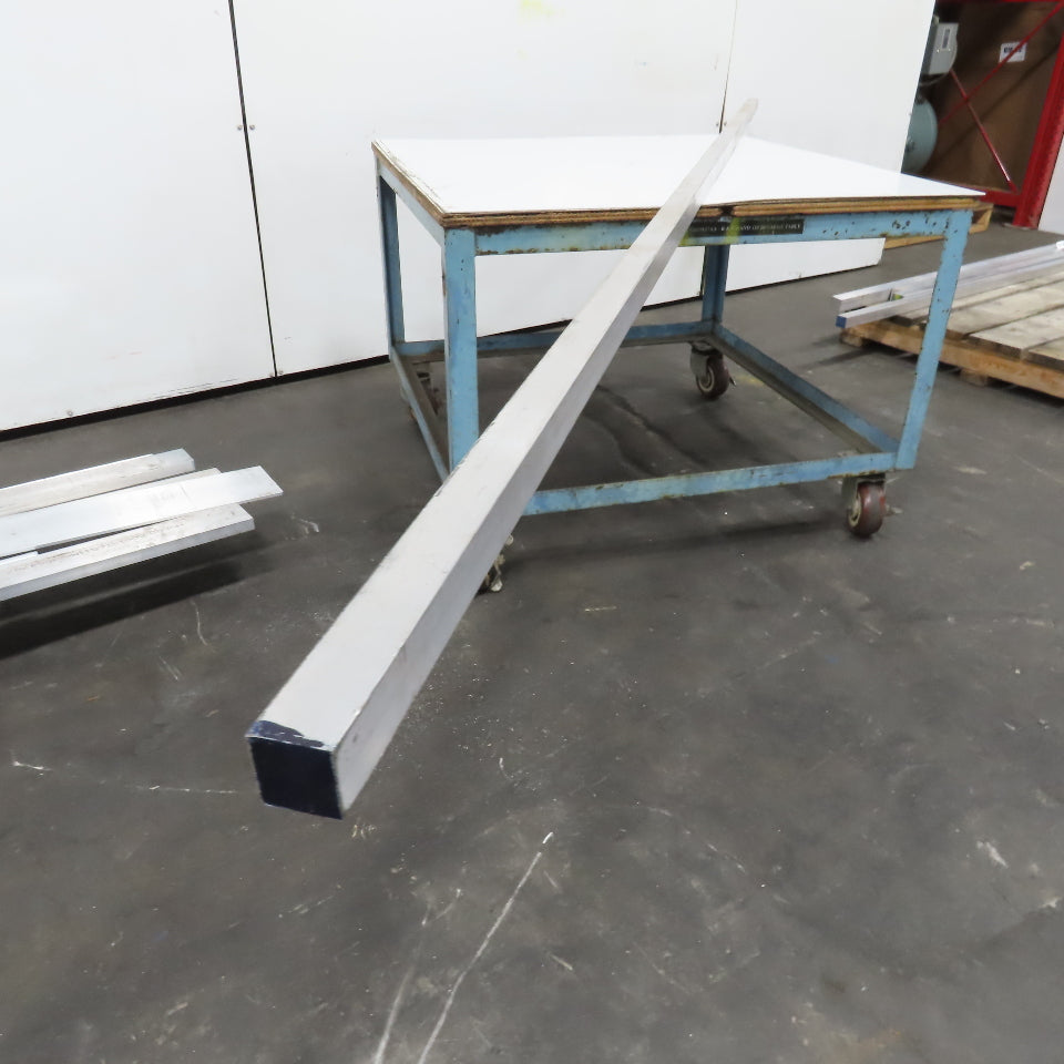 1-1/2" Aluminum Square Solid Bar 144" Length