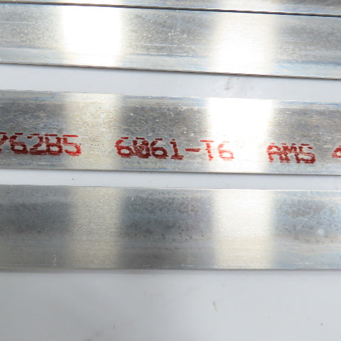 0.063" x 2" Aluminum 6061 Sheet Shear Flat Stock 8' Length Lot Of 7