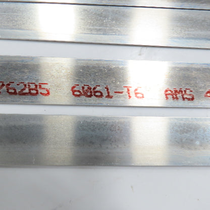 0.063" x 2" Aluminum 6061 Sheet Shear Flat Stock 8' Length Lot Of 7