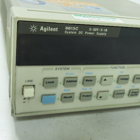 HP Agilent 6613C DC Power Supply 50V 1A 50W