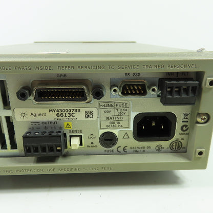 HP Agilent 6613C DC Power Supply 50V 1A 50W