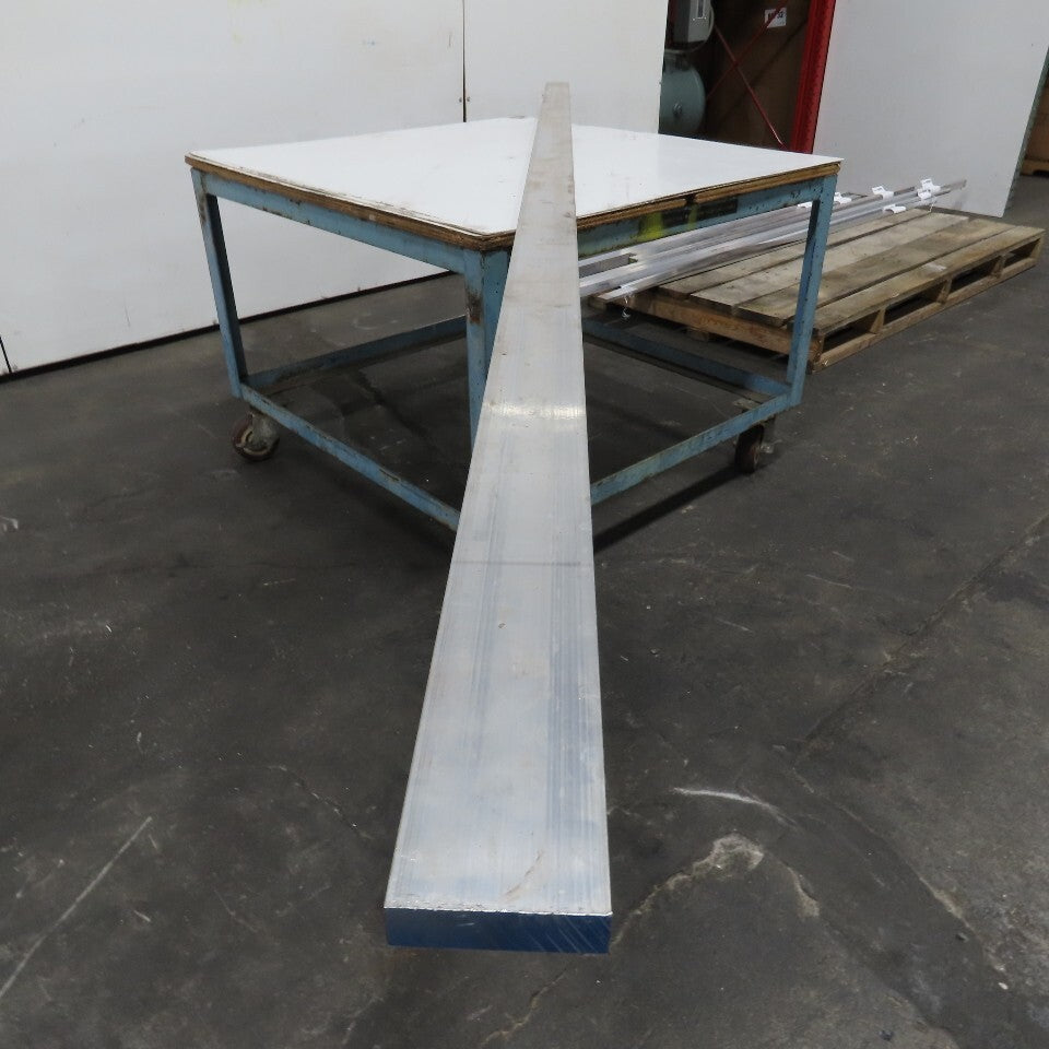 1" x 3-1/2" Solid 6061-T651 Aluminum Flat Stock 12' Length