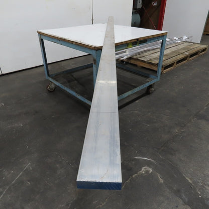 1" x 3-1/2" Solid 6061-T651 Aluminum Flat Stock 12' Length