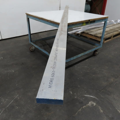 1" x 3-1/2" Solid 6061-T651 Aluminum Flat Stock 12' Length