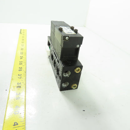 Parker F31VXBK019A 24VDC Pneumatic Solenoid Valve W/ Manifold 145 PSI 1.8W