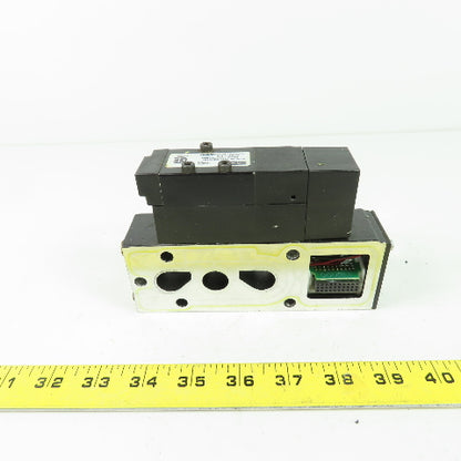 Parker F31VXBK019A 24VDC Pneumatic Solenoid Valve W/ Manifold 145 PSI 1.8W