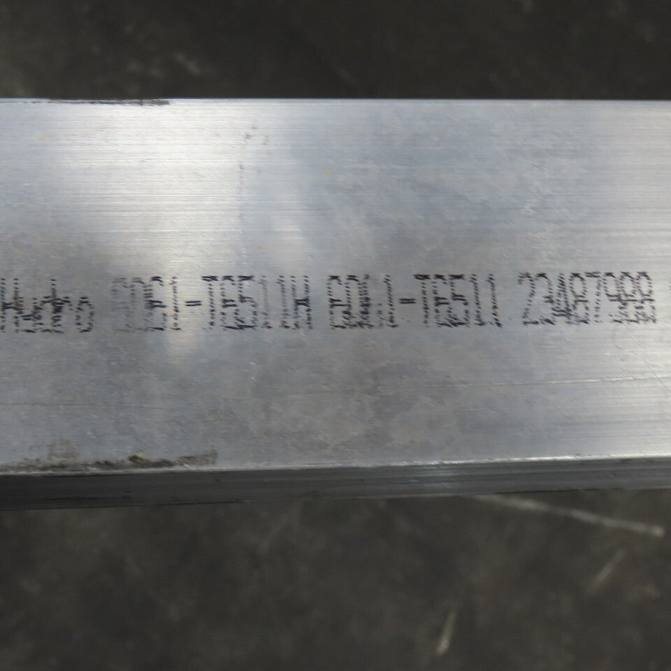 1" x 3" Solid 6061-T651 Aluminum Flat Stock 12' Length