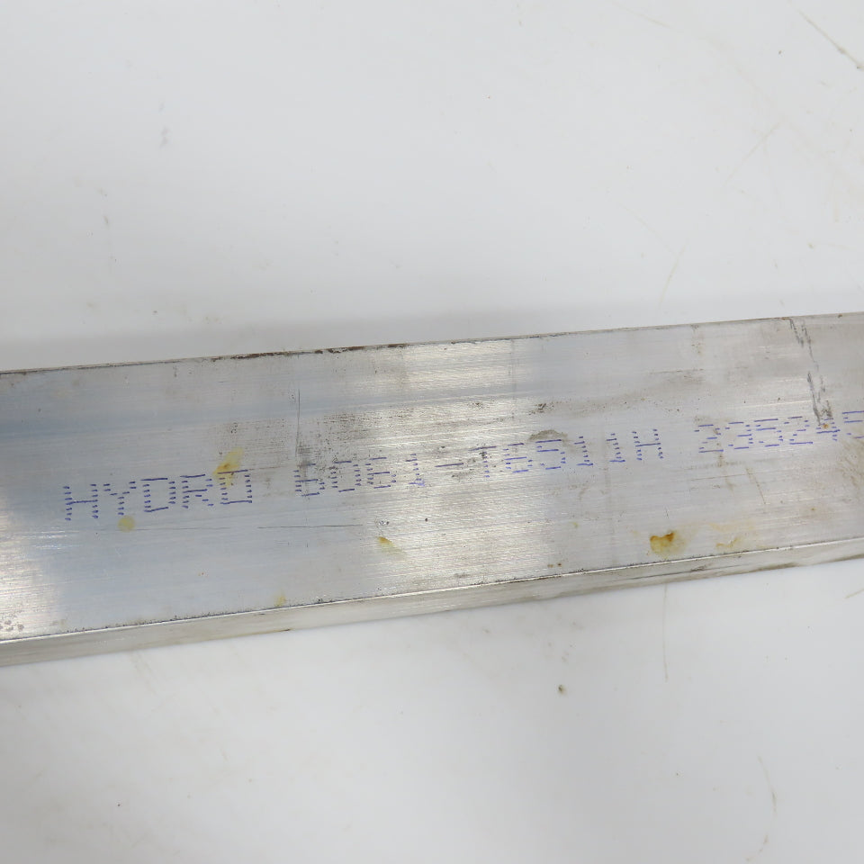 1" x 2-1/2" Solid 6061-T651 Aluminum Flat Stock 75" Length