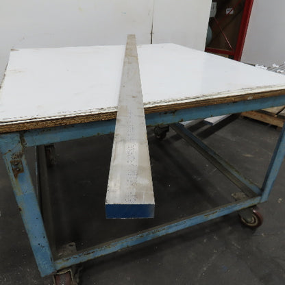 1" x 2-1/2" Solid 6061-T651 Aluminum Flat Stock 75" Length