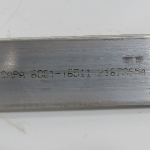 3/8" x 2" Solid 6061-T651 Aluminum Flat Stock 119" Length