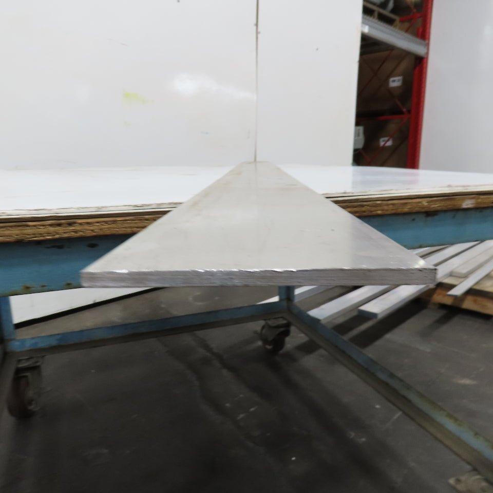 1/4" x5" Solid 6061-T651 Aluminum Flat Stock 85" Length