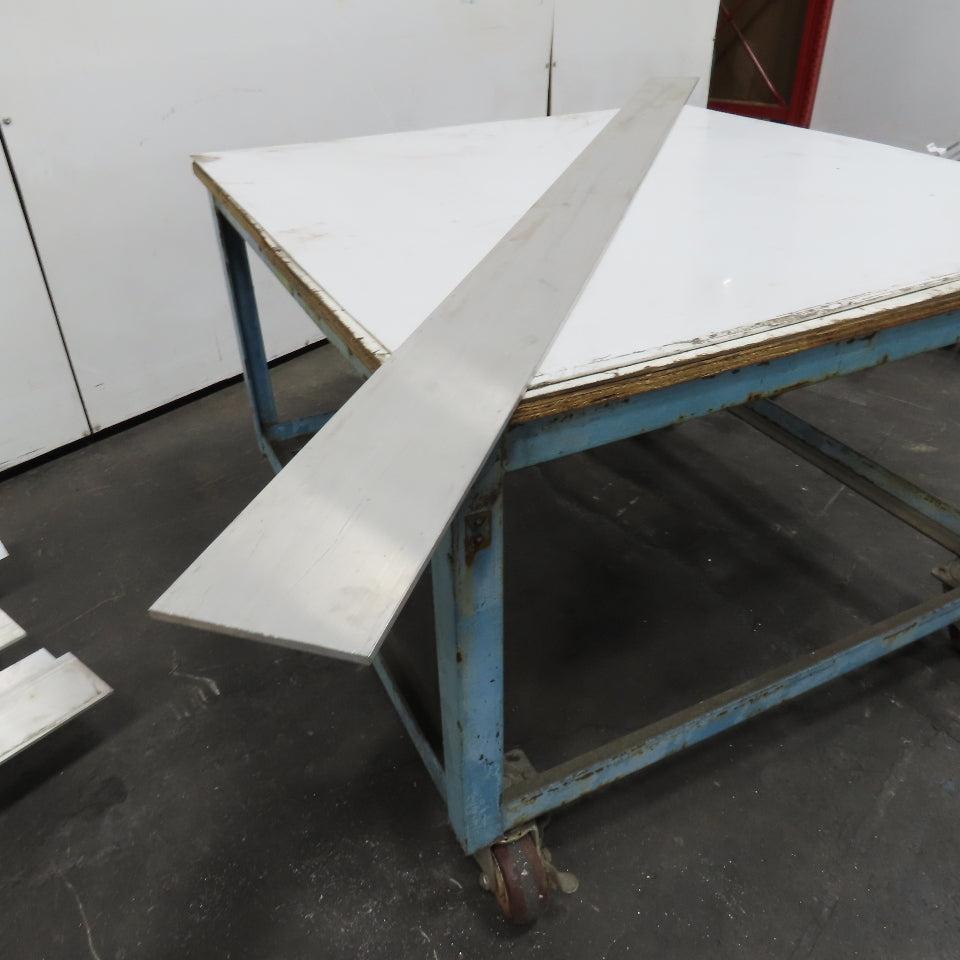 1/4" x5" Solid 6061-T651 Aluminum Flat Stock 85" Length