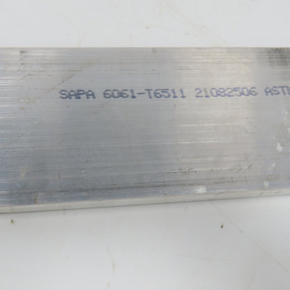 1/2" x 4" Solid Aluminum 6061 Flat Stock 62" Length