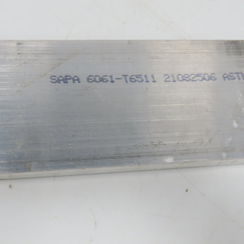 1/2" x 4" Solid Aluminum 6061 Flat Stock 62" Length