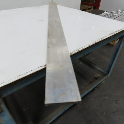 1/2" x 4" Solid Aluminum 6061 Flat Stock 62" Length