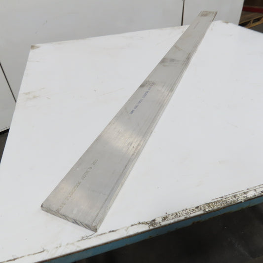 1/2" x 4" Solid Aluminum 6061 Flat Stock 62" Length
