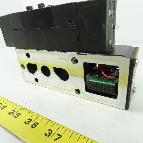 Parker F32VXBG019A 24VDC Pneumatic Solenoid Valve W/ Manifold 145 PSI 1.8W