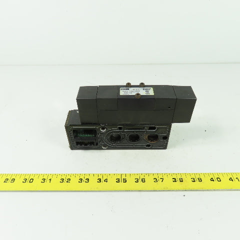 Parker F32VXBG019A 24VDC Pneumatic Solenoid Valve W/ Manifold 145 PSI 1.8W