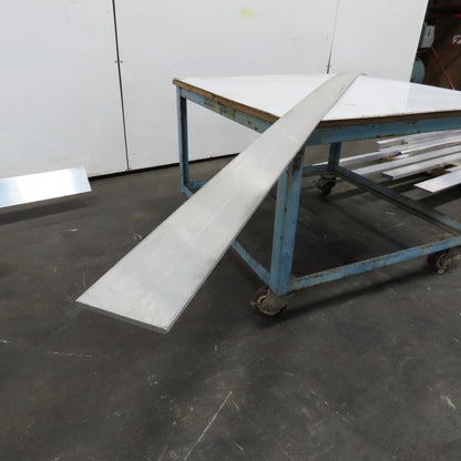 1/4" x 4" Solid Aluminum 6061 Flat Stock 144" Length