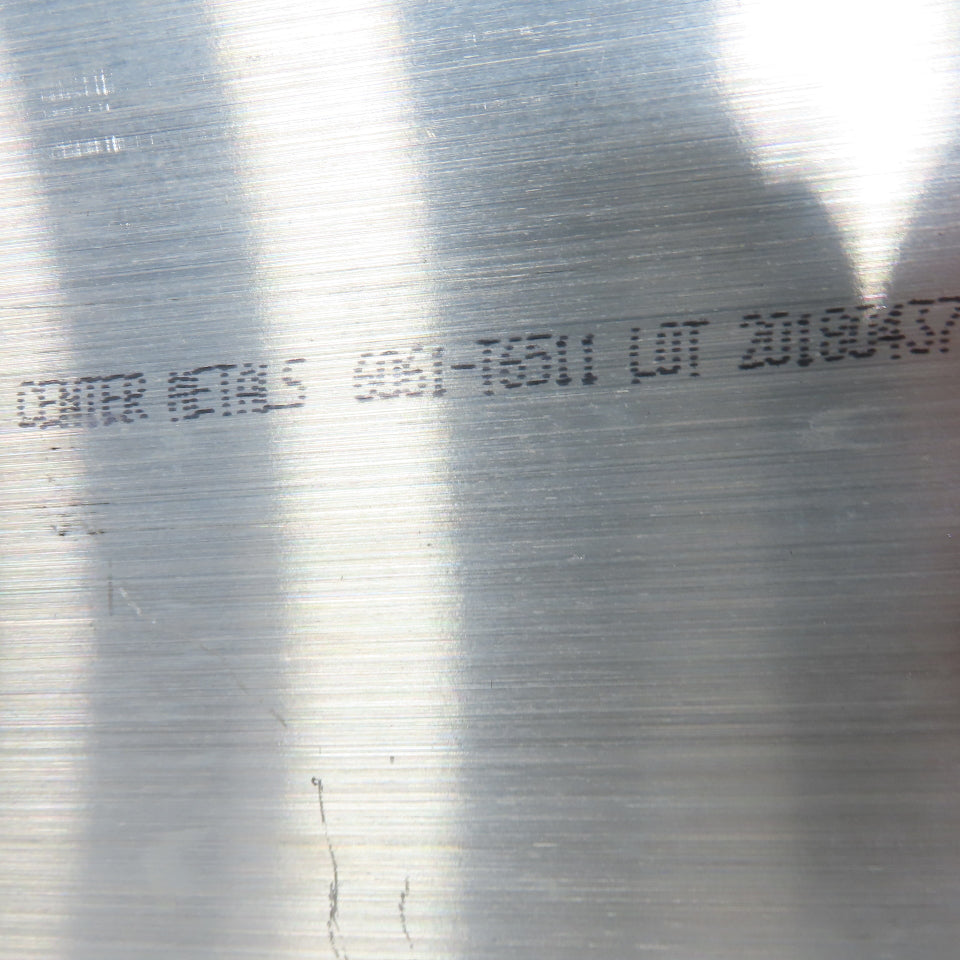 5/16" x 6" Solid Aluminum 6061 Flat Stock 144" Length
