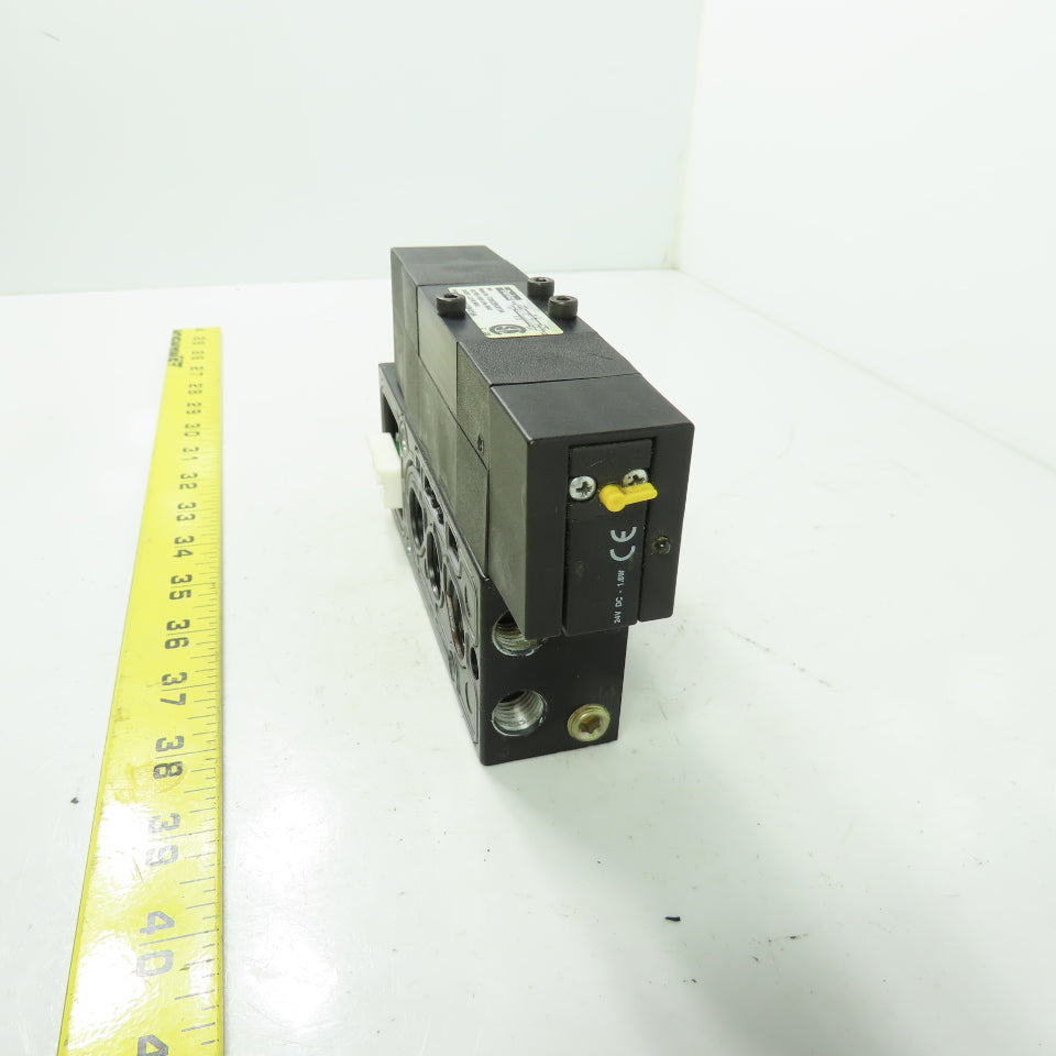 Parker F35VXBK019A 24VDC Pneumatic Solenoid Valve W/ Manifold 145 PSI 2.3W