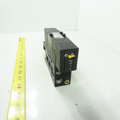 Parker F35VXBK019A 24VDC Pneumatic Solenoid Valve W/ Manifold 145 PSI 2.3W