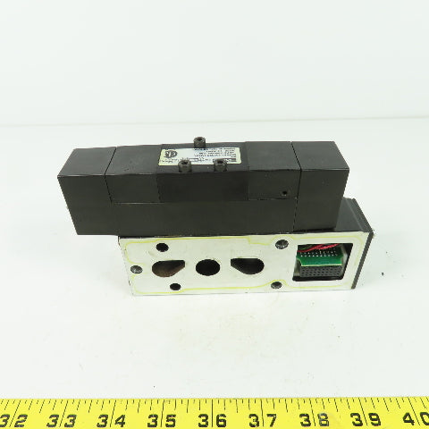 Parker F35VXBK019A 24VDC Pneumatic Solenoid Valve W/ Manifold 145 PSI 2.3W