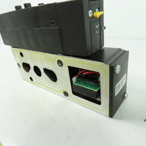 Parker F35VXBK019A 24VDC Pneumatic Solenoid Valve W/ Manifold 145 PSI 2.3W