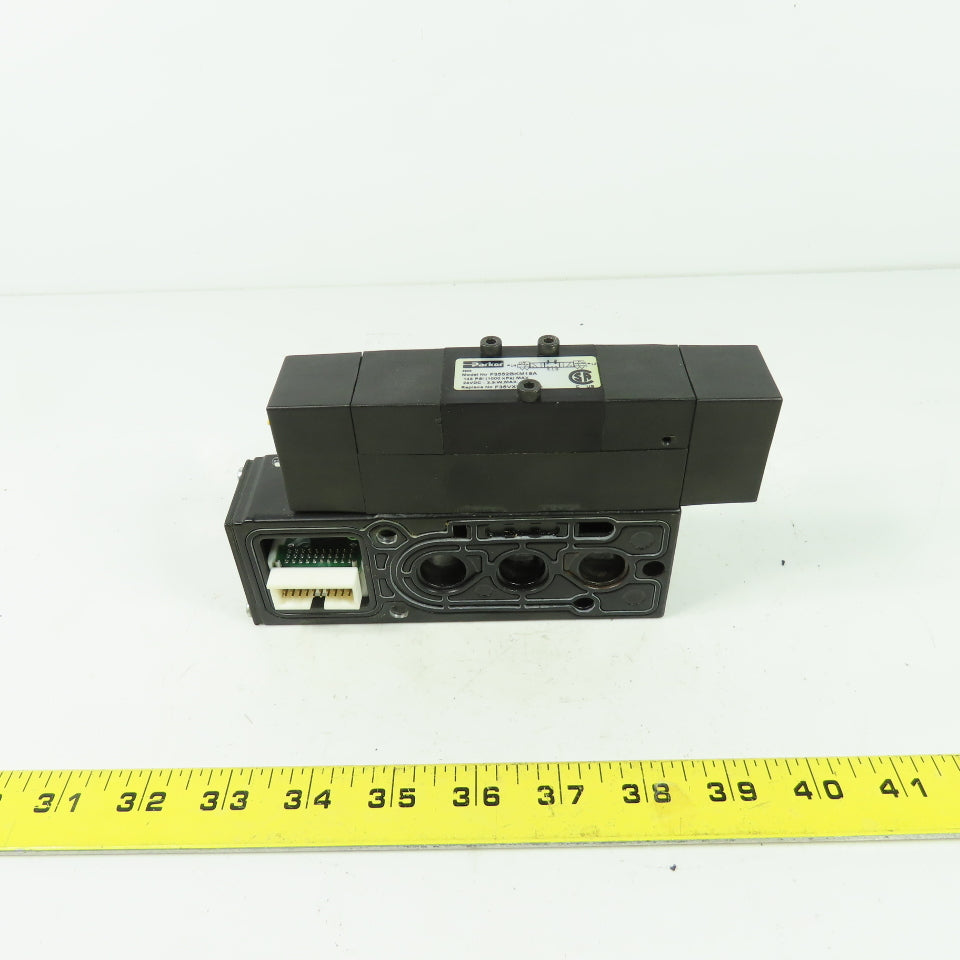 Parker F35VXBK019A 24VDC Pneumatic Solenoid Valve W/ Manifold 145 PSI 2.3W