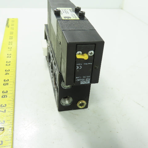 Parker F35VXBK019A 24VDC Pneumatic Solenoid Valve W/ Manifold 145 PSI 2.3W