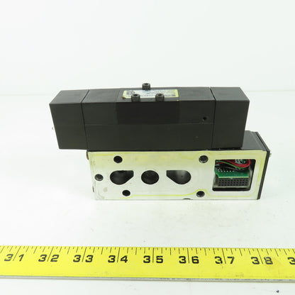 Parker F32VXBK019A 24VDC Pneumatic Solenoid Valve W/ Manifold 145 PSI 2.3W